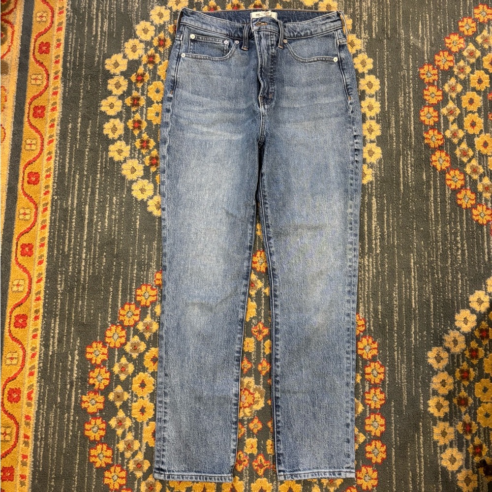 Madewell Women's Straight Leg Jeans - Classic Blue Wash